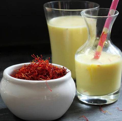 Health benefits of saffron milk
