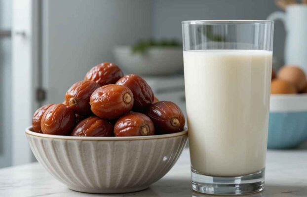 Consuming Milk and Dates