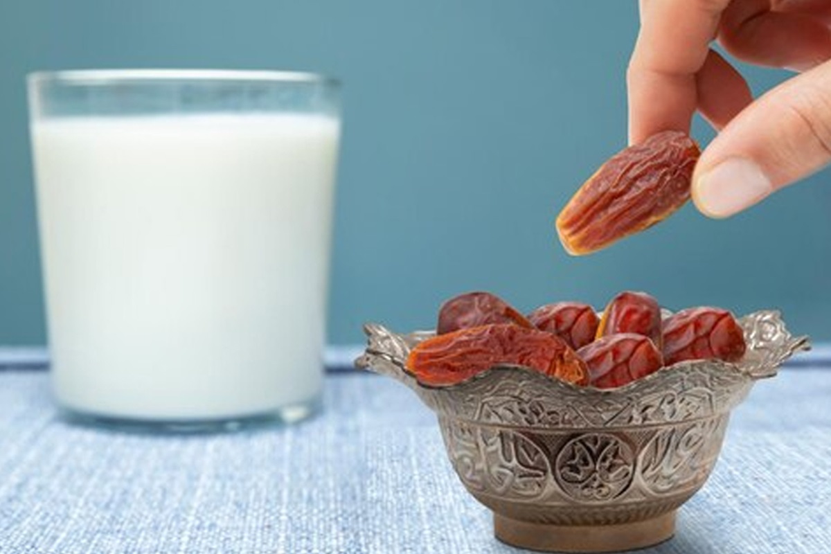 Consuming Milk and Dates