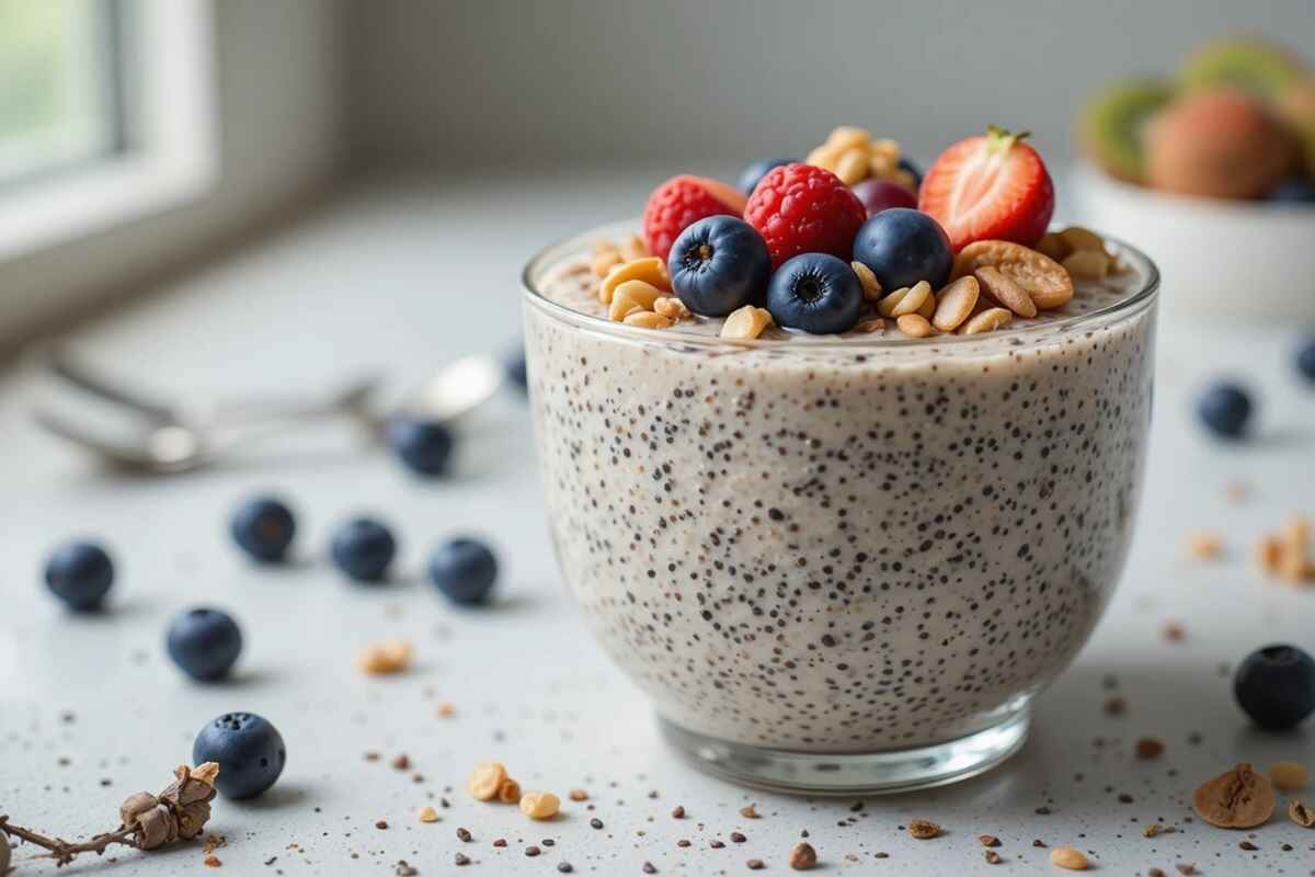 Chia and Date Pudding: A Nutritious Dessert for 2-3 People