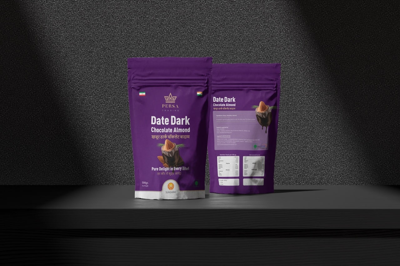 Dark Chocolate Dates Packaging