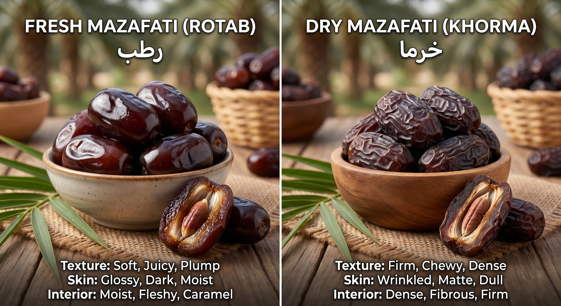 Grade A Rotab vs. Grade B Khorma/Tamar Mazafati Date: Cold Chain & Specs