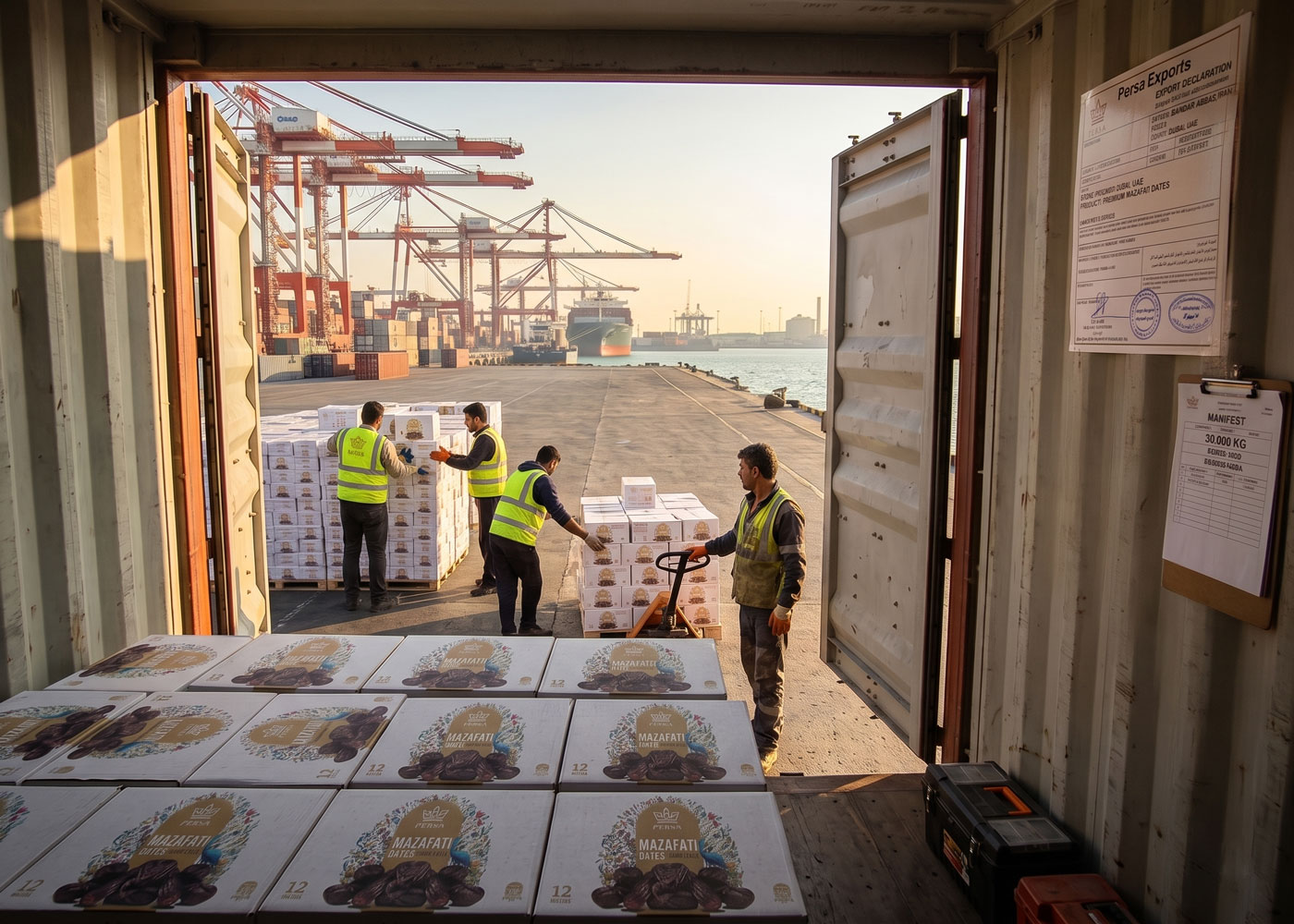 FOB Bandar Abbas Mazafati Dates Price: Port Fees & Hidden Costs