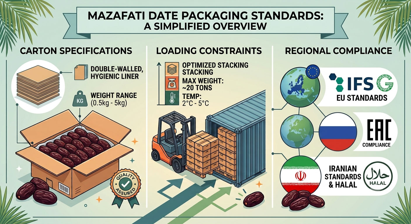 Date Packaging Standards: Carton Specs, Loading Limits & Market-Specific Rules